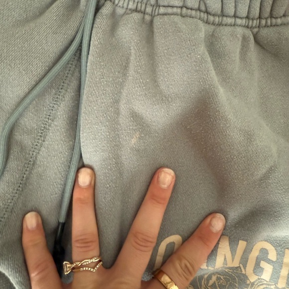 YoungLA Gray Sweatpants with Elastic Cuffs - Picture 3 of 5